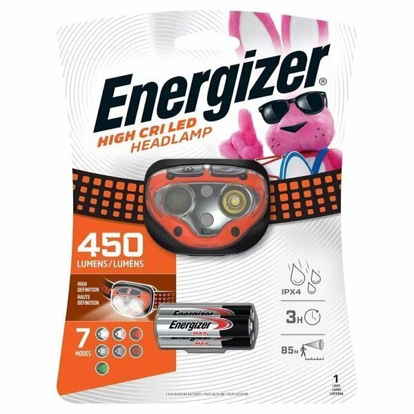 Head Lamp Led Bk/Org 85M, Energizer, Mfr#: ENHDEC32E